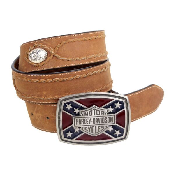 Silver Creek TAN BROWN GENUINE LEATHER 1 3/8"Wd CASUAL DRESS MEN'S BELT 40 (t74 - Picture 6 of 14